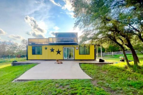 40'Container withOutdoorBedroom 35miles NW of DwnTwn ATX